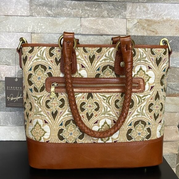 Patricia Nash Discovery Collection Lesina Women's Tote - Picture 9 of 12